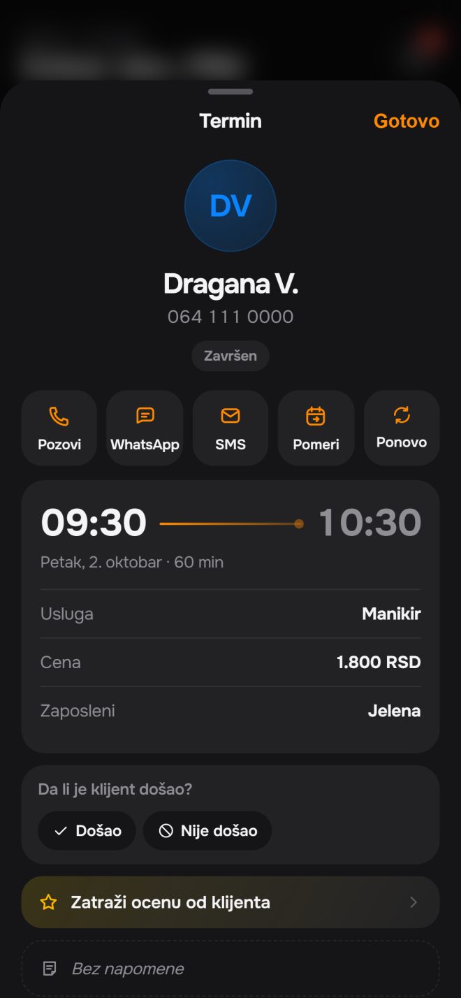 Sve oko jednog termina na jednom mestu.