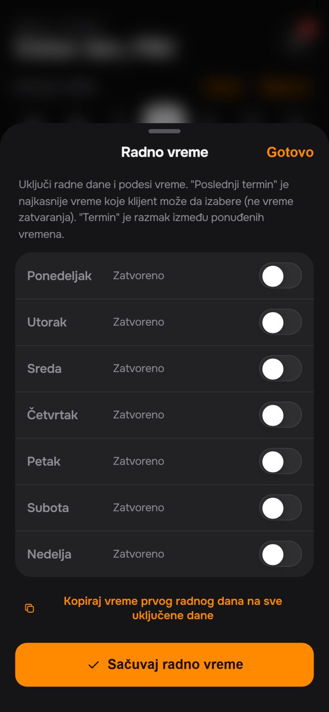 Podesite jednom, posle radi samo.
