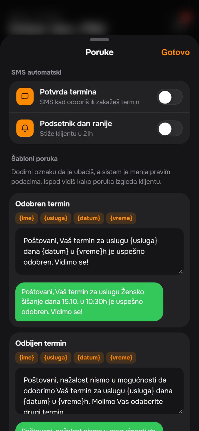 Podesite jednom, posle radi samo.